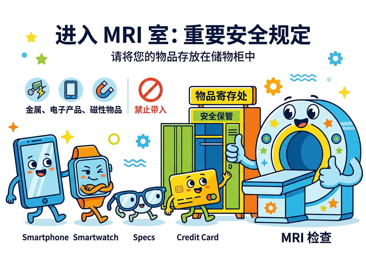 做磁力共振(MRI)有哪些注意事项？