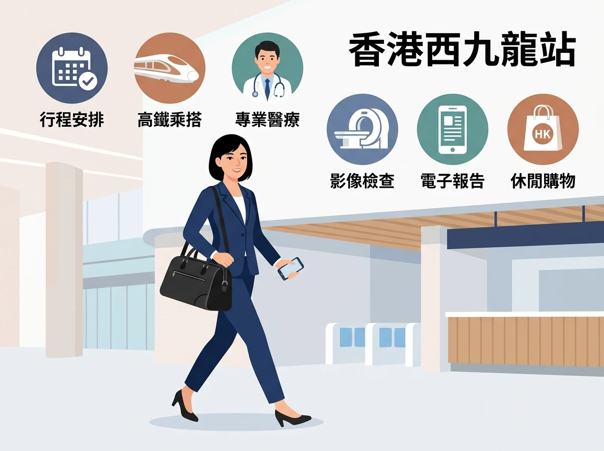 香港北上到深圳做磁力共振检查,仅需六步即可搞定