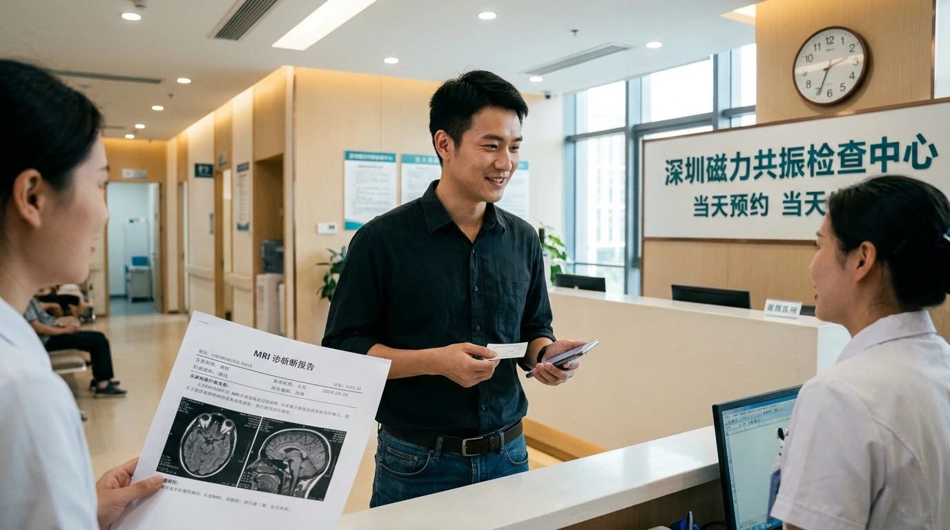 上午约片，下午拿报告——深圳程序员黎先生的颅脑MRI检查经历